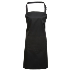 Colours Collection Bib Apron With Pocket